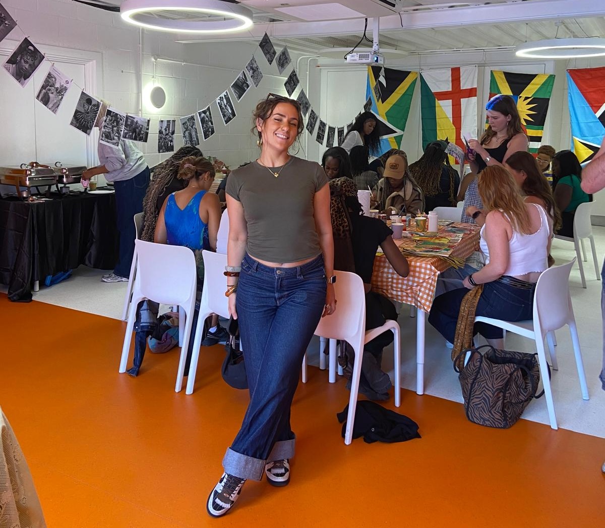 Stella Patsikas at the first Zesti Collective event